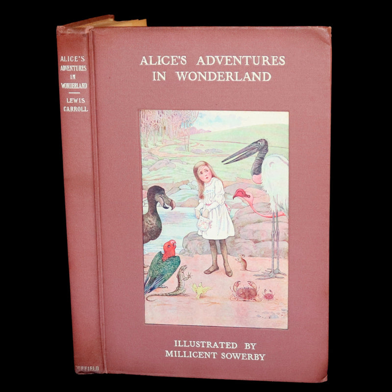 1908 Scarce Book - Alice in Wonderland Illustrated by Millicent Sowerby
