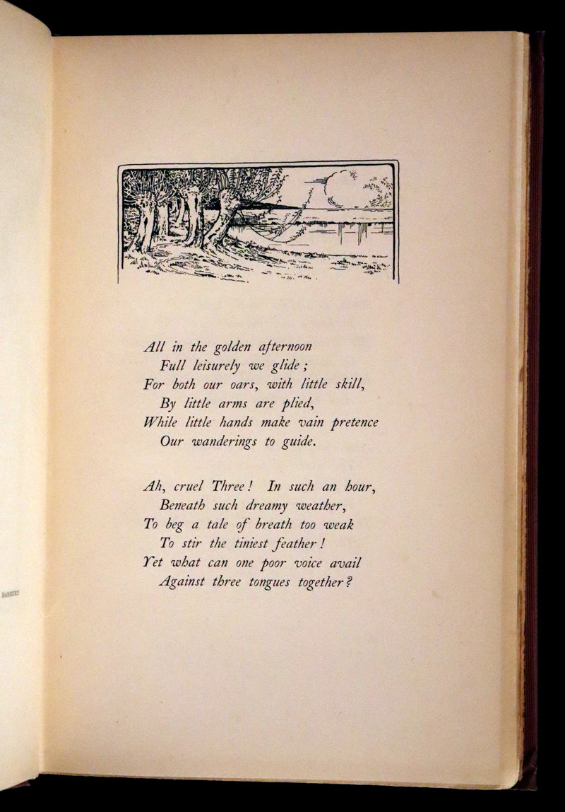 1908 Scarce Book - Alice in Wonderland Illustrated by Millicent Sowerby