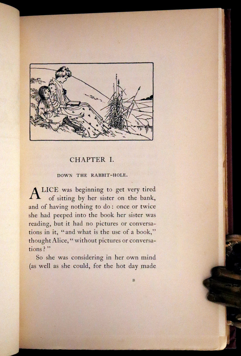 1908 Scarce Book - Alice in Wonderland Illustrated by Millicent Sowerby
