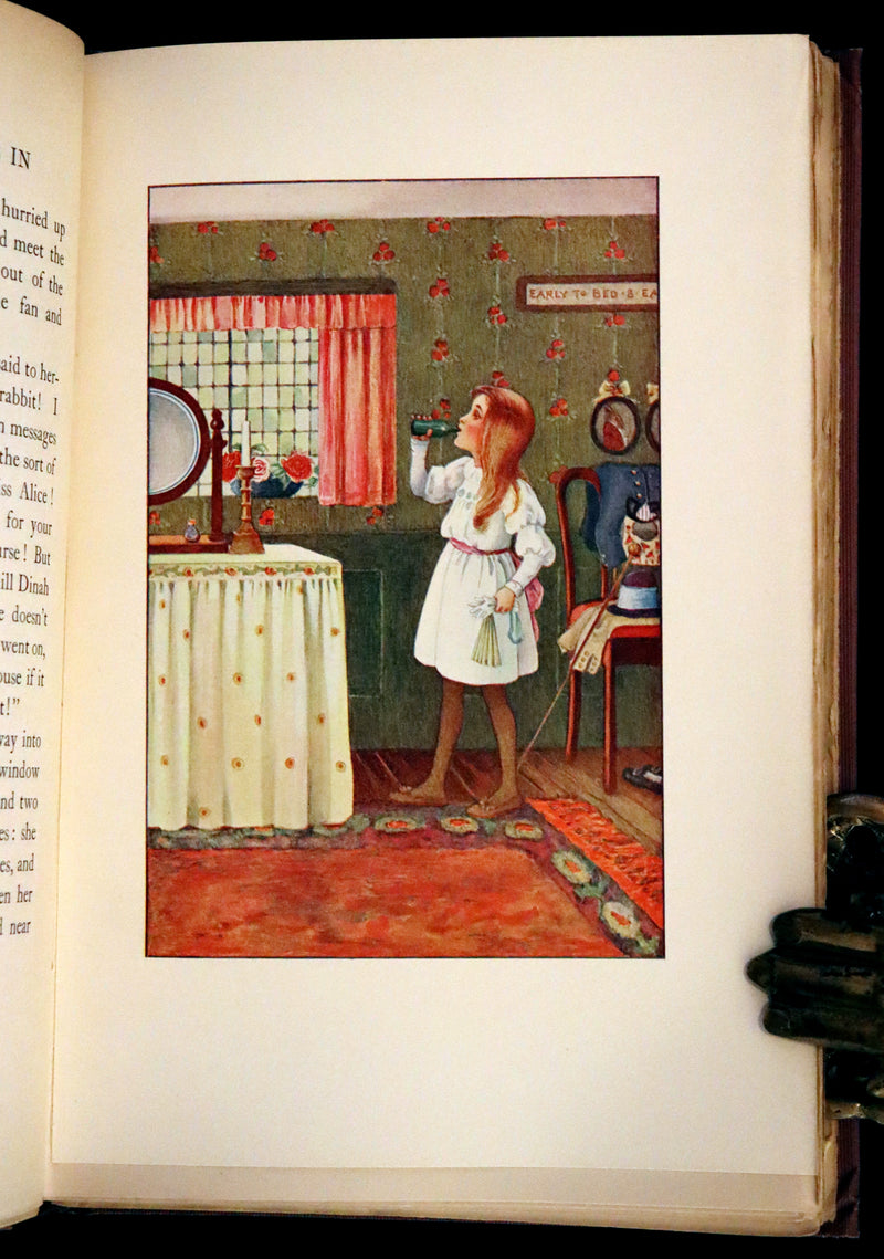 1908 Scarce Book - Alice in Wonderland Illustrated by Millicent Sowerby