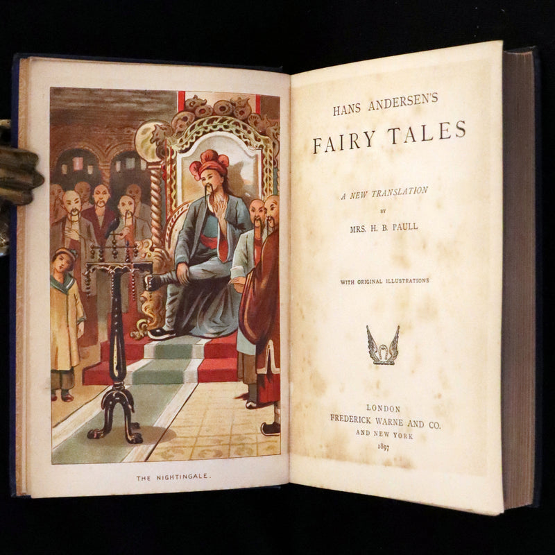 1897 Rare Book - Hans Christian Andersen's Fairy Tales with Illustrations