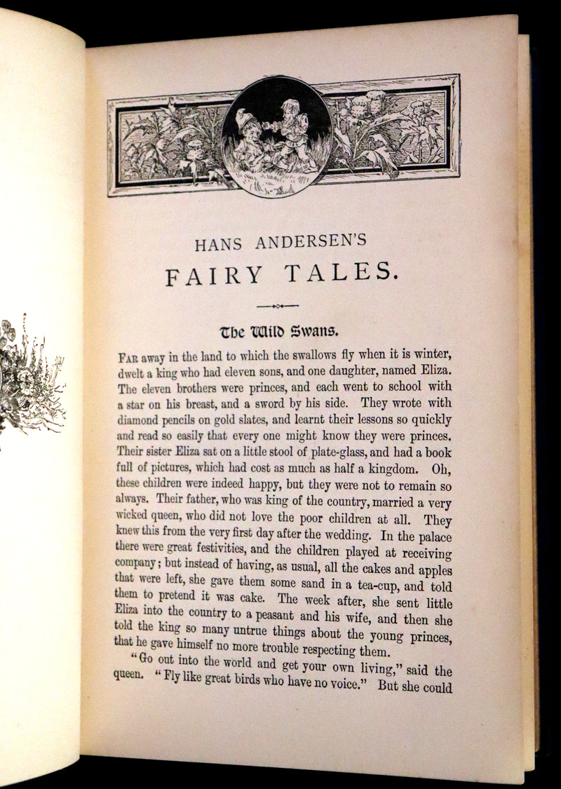 1897 Rare Book - Hans Christian Andersen's Fairy Tales with Illustrations