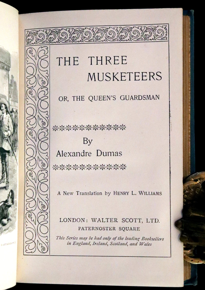 1900 Scarce Binding Variant - The Three Musketeers by Alexandre Dumas