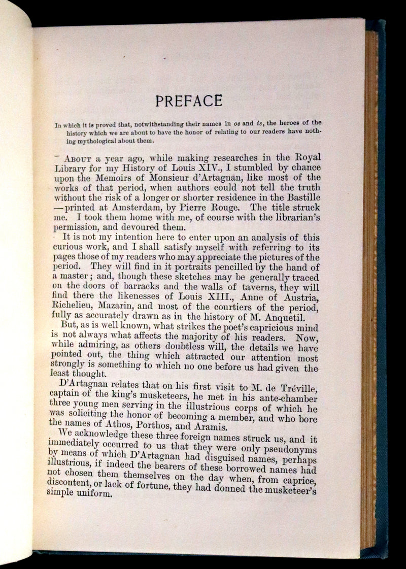 1900 Scarce Binding Variant - The Three Musketeers by Alexandre Dumas