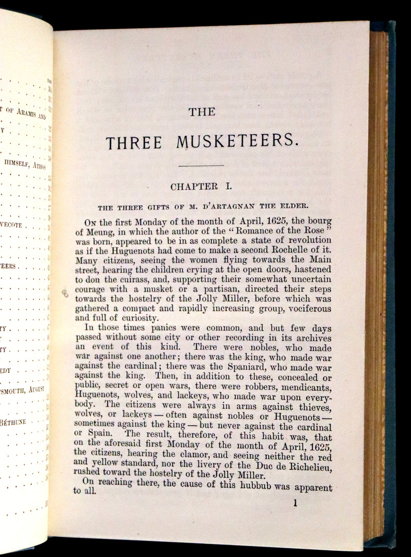 1900 Scarce Binding Variant - The Three Musketeers by Alexandre Dumas