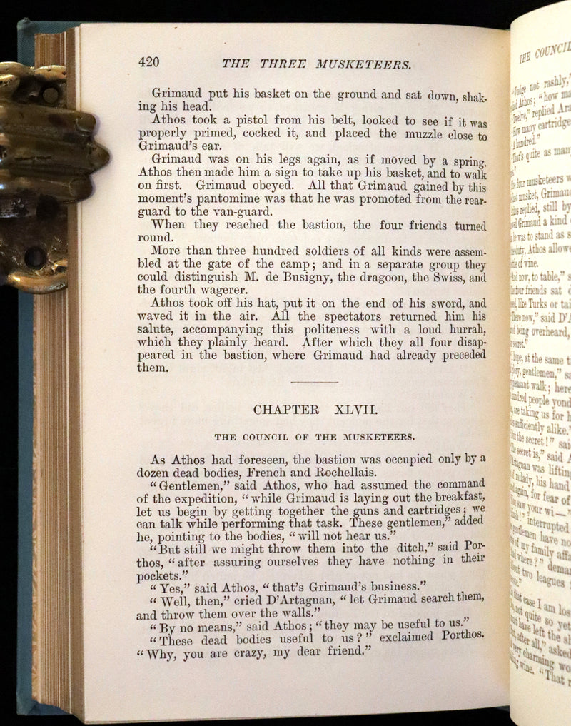 1900 Scarce Binding Variant - The Three Musketeers by Alexandre Dumas