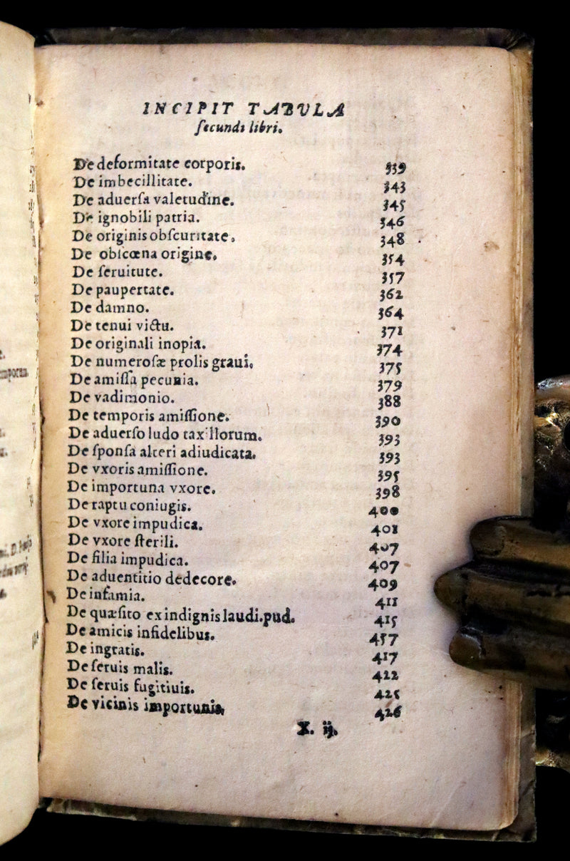 1600 Rare Book - Petrarch's Remedies for Fortune De Remediis Utriusque Fortunae