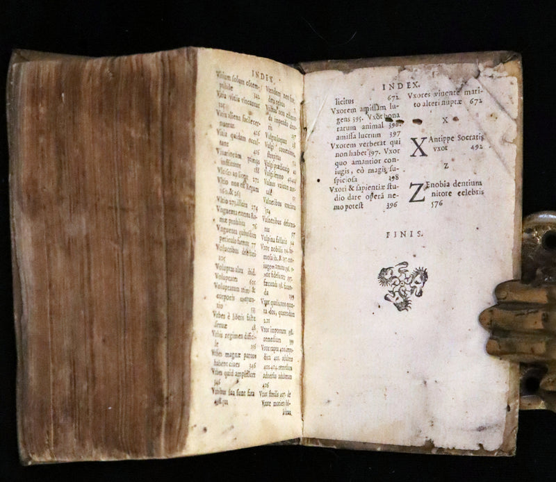 1600 Rare Book - Petrarch's Remedies for Fortune De Remediis Utriusque Fortunae