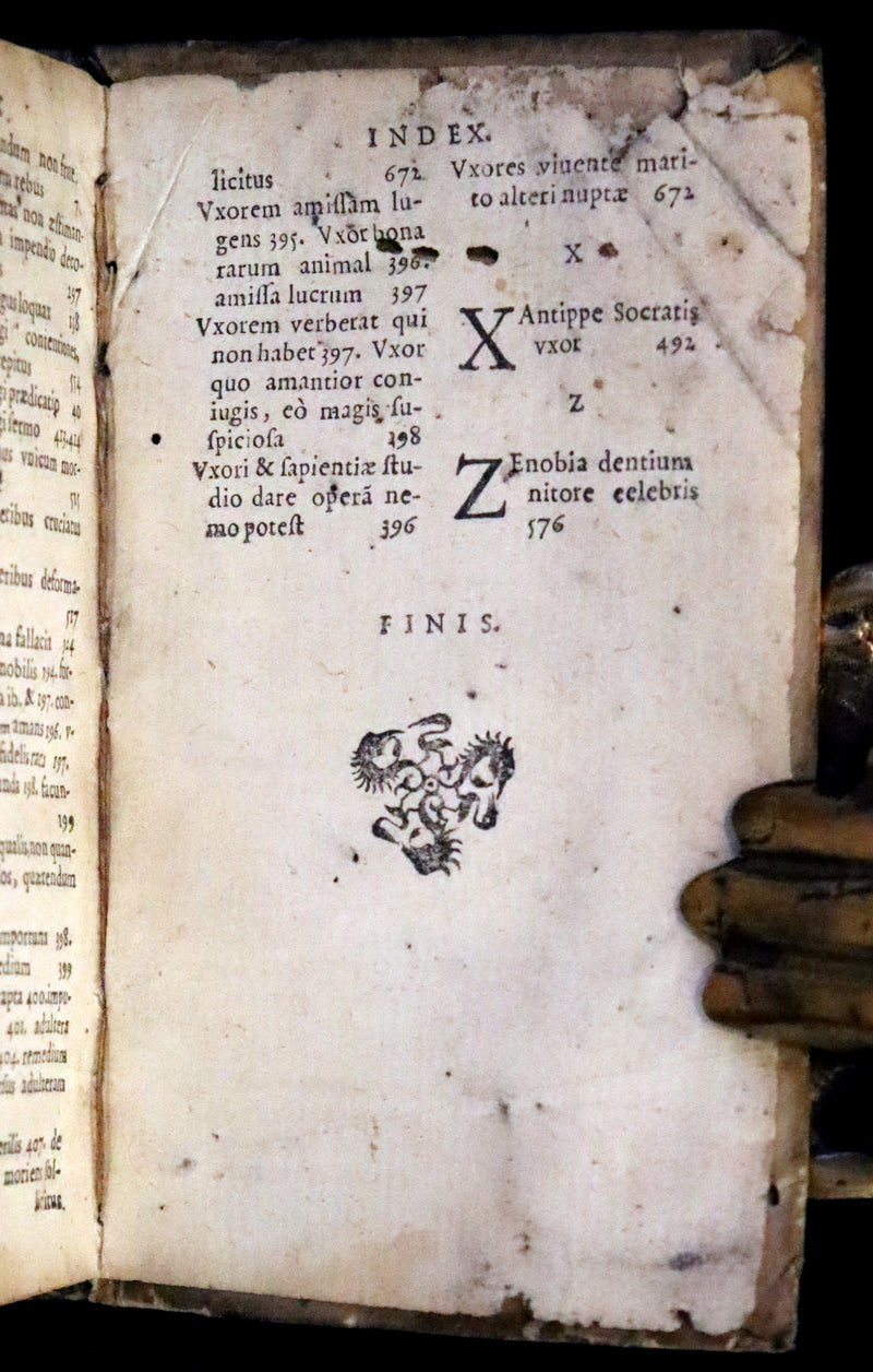 1600 Rare Book - Petrarch's Remedies for Fortune De Remediis Utriusque Fortunae