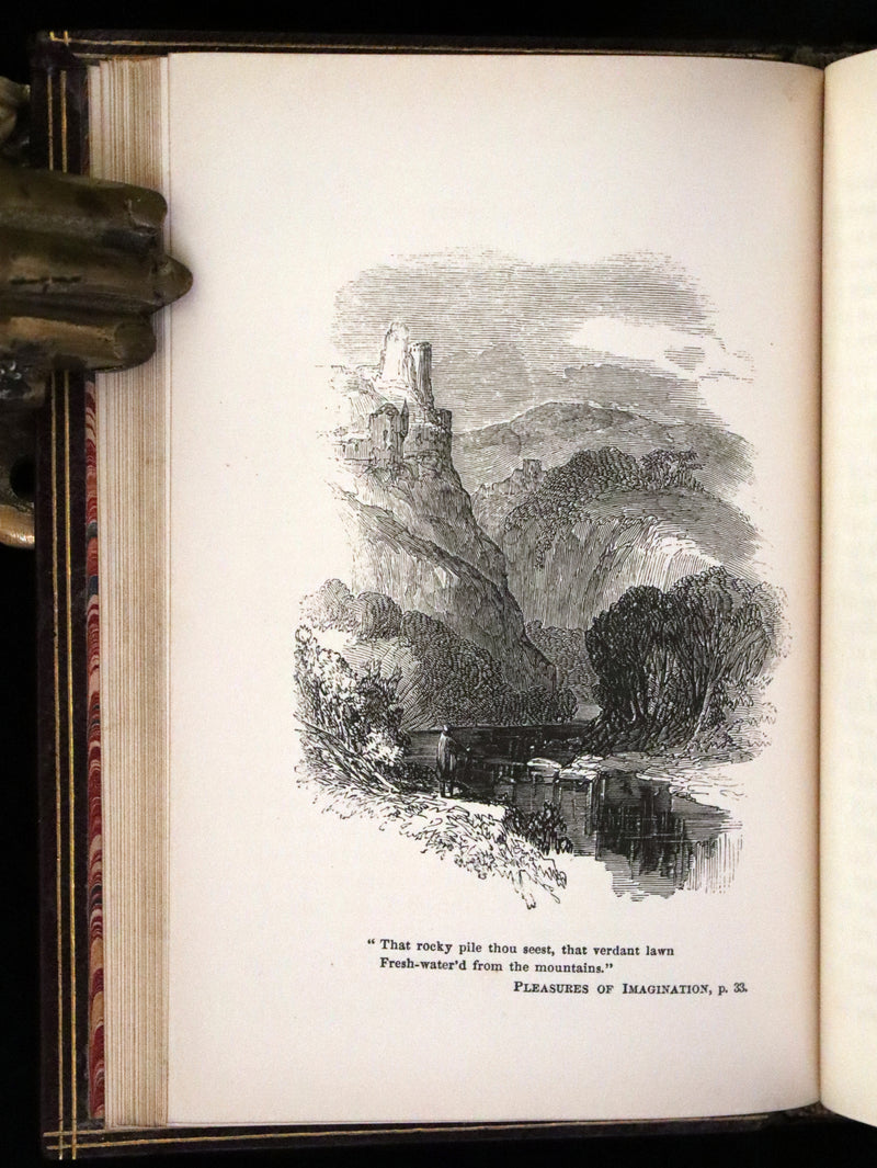 1853 Rare Book - The Pleasures of the Imagination by Mark Akenside
