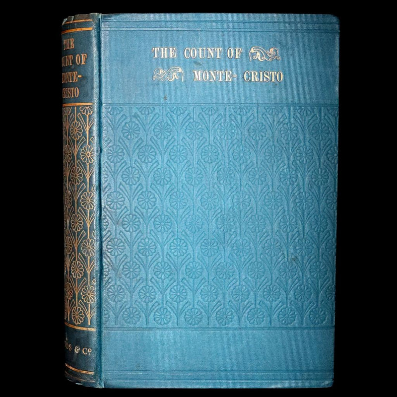 1896 Scarce Book - The  Count of Monte-Cristo by Alexandre Dumas