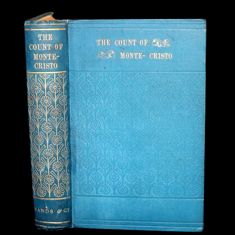 1896 Scarce Book - The  Count of Monte-Cristo by Alexandre Dumas