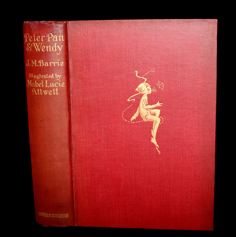 1925 Rare Book - Peter Pan and Wendy Illustrated by Mabel Lucie Attwell