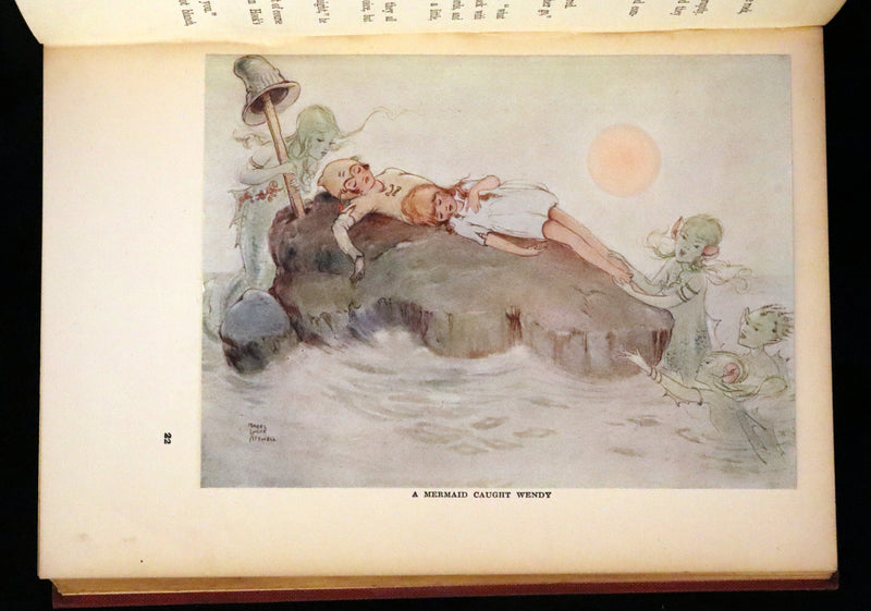 1925 Rare Book - Peter Pan and Wendy Illustrated by Mabel Lucie Attwell
