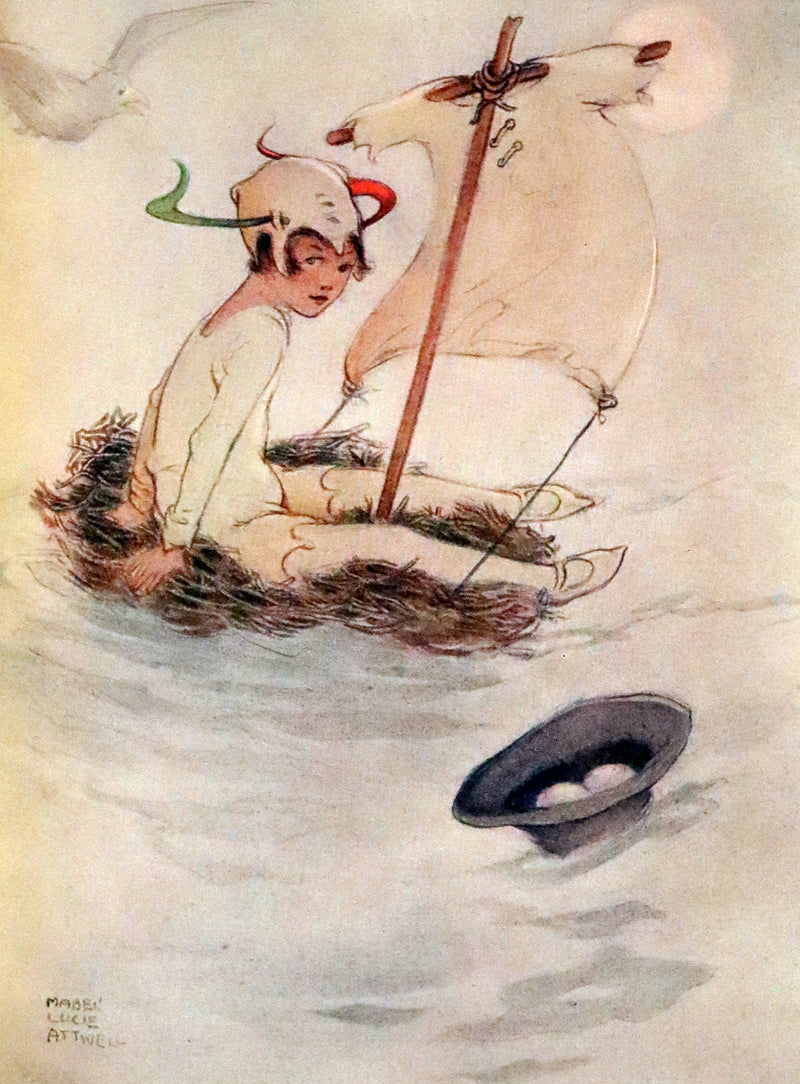 1925 Rare Book - Peter Pan and Wendy Illustrated by Mabel Lucie Attwell