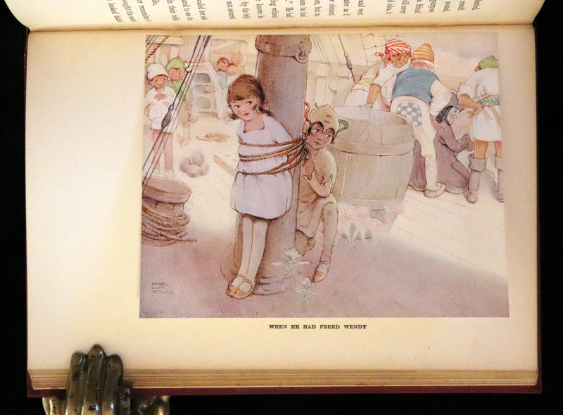 1925 Rare Book - Peter Pan and Wendy Illustrated by Mabel Lucie Attwell