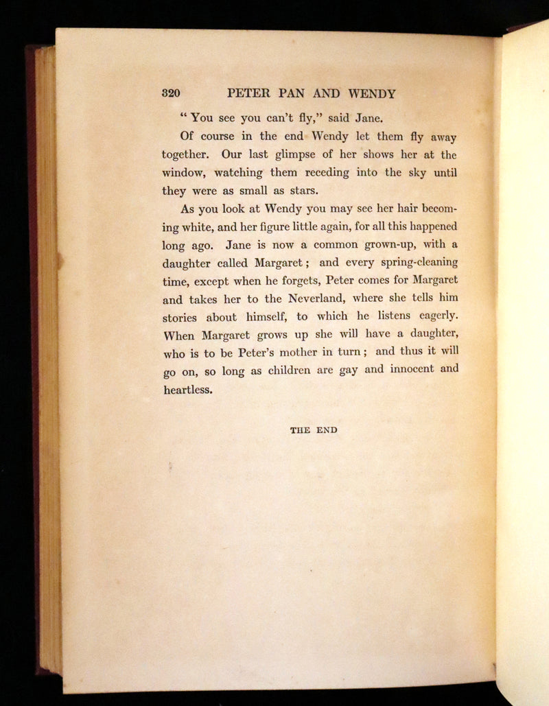 1925 Rare Book - Peter Pan and Wendy Illustrated by Mabel Lucie Attwell