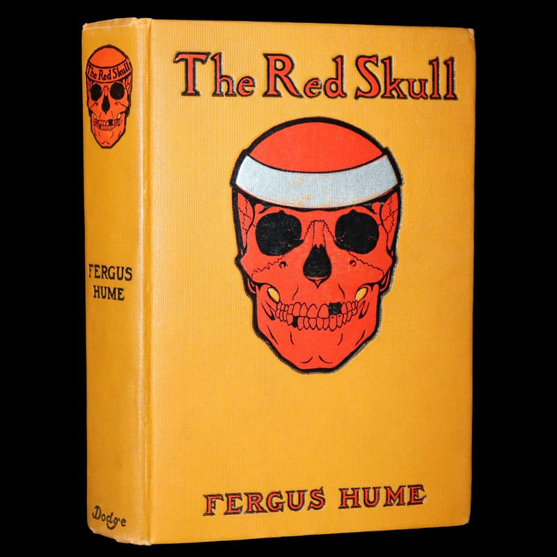 1908 First US Edition - The Red Skull, a thrilling mystery novel by Fergus Hume