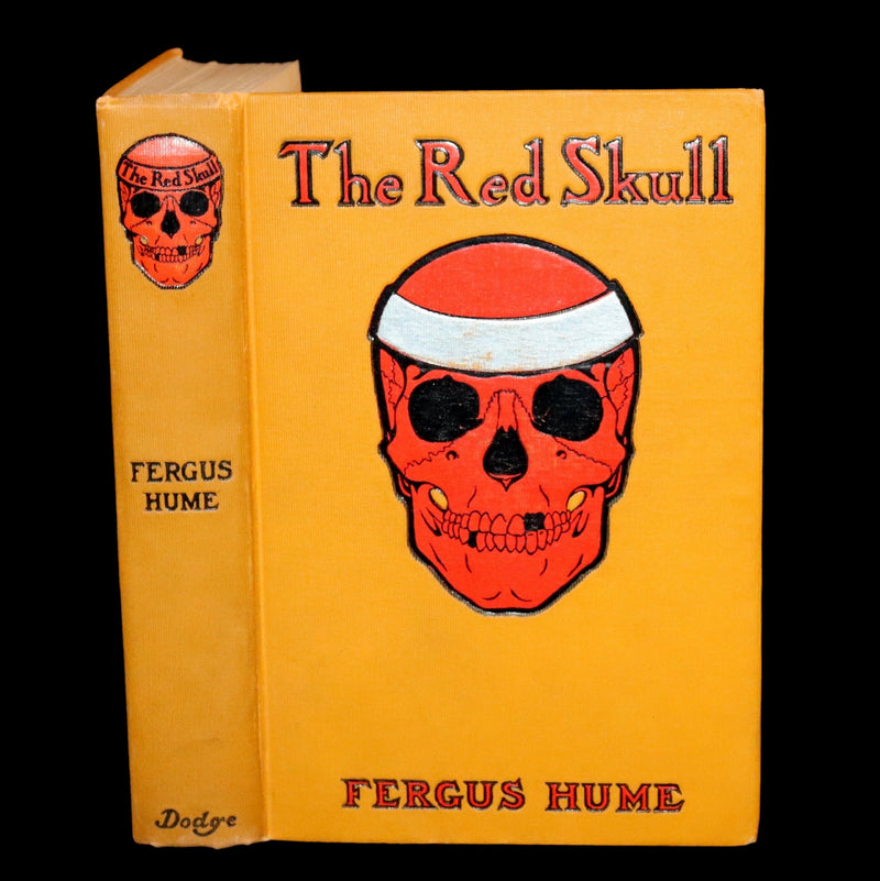 1908 First US Edition - The Red Skull, a thrilling mystery novel by Fergus Hume