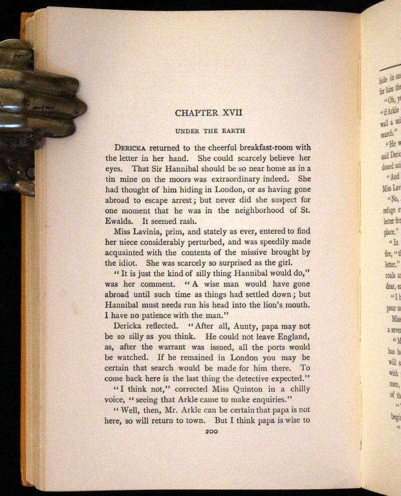 1908 First US Edition - The Red Skull, a thrilling mystery novel by Fergus Hume