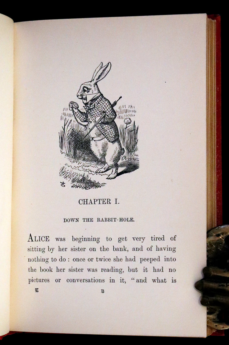 1899 Rare Book - Alice' Adventures in Wonderland by Lewis Carroll