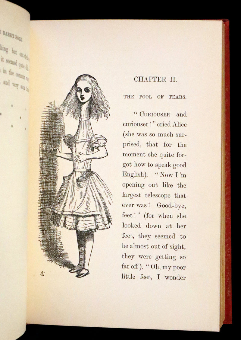 1899 Rare Book - Alice' Adventures in Wonderland by Lewis Carroll