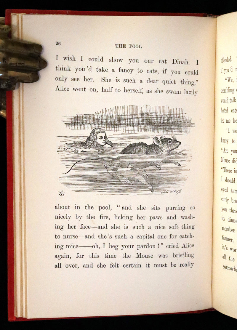 1899 Rare Book - Alice' Adventures in Wonderland by Lewis Carroll