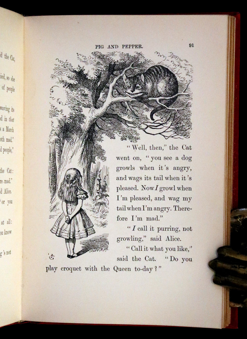 1899 Rare Book - Alice' Adventures in Wonderland by Lewis Carroll