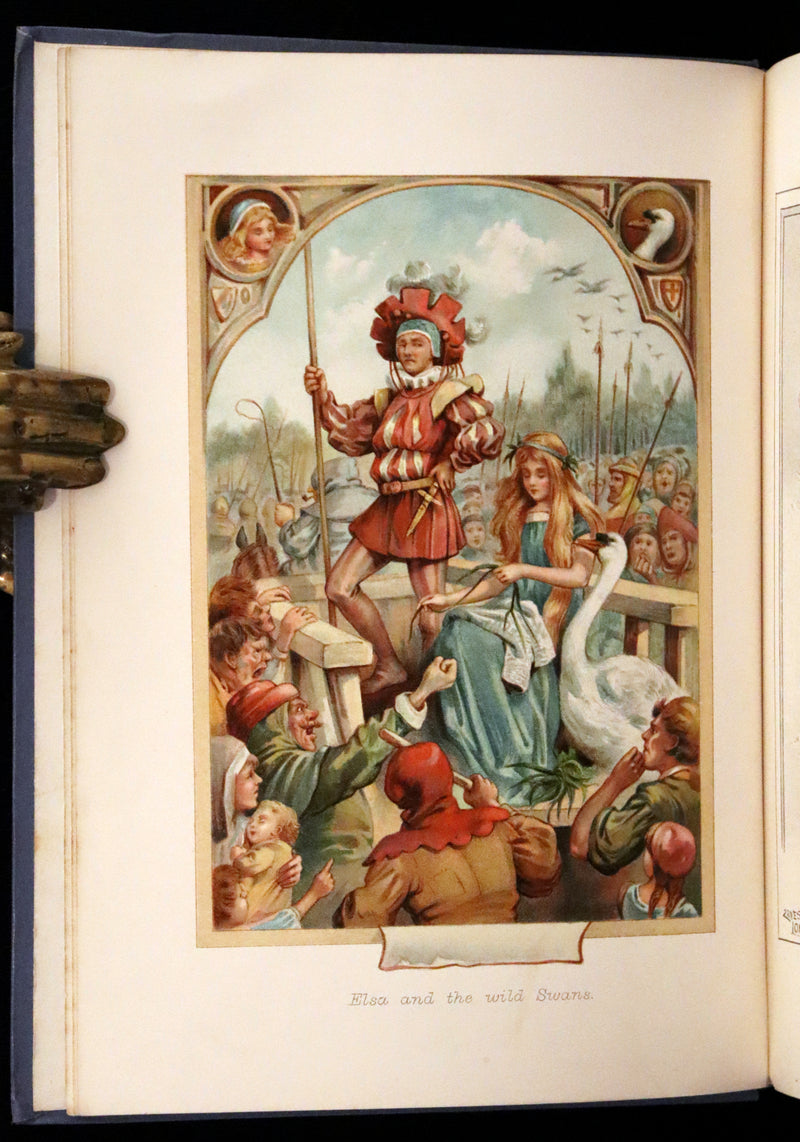 1890 Rare Book - Fairy Tales by Hans Andersen illustrated by Evelyn Stuart Hardy