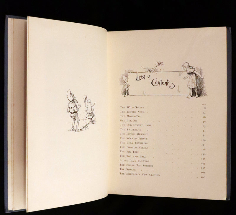 1890 Rare Book - Fairy Tales by Hans Andersen illustrated by Evelyn Stuart Hardy