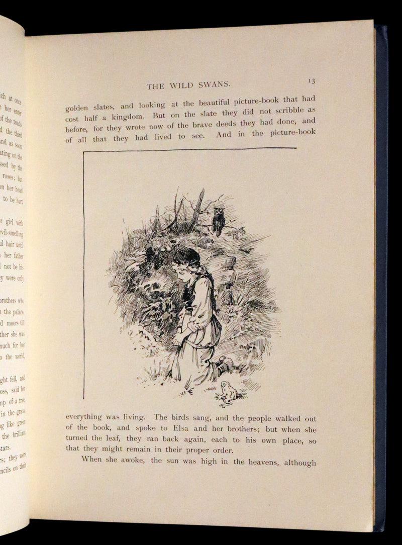 1890 Rare Book - Fairy Tales by Hans Andersen illustrated by Evelyn Stuart Hardy