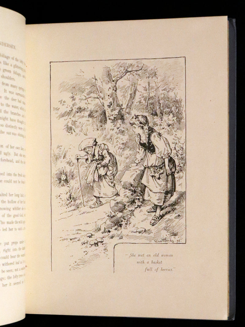 1890 Rare Book - Fairy Tales by Hans Andersen illustrated by Evelyn Stuart Hardy