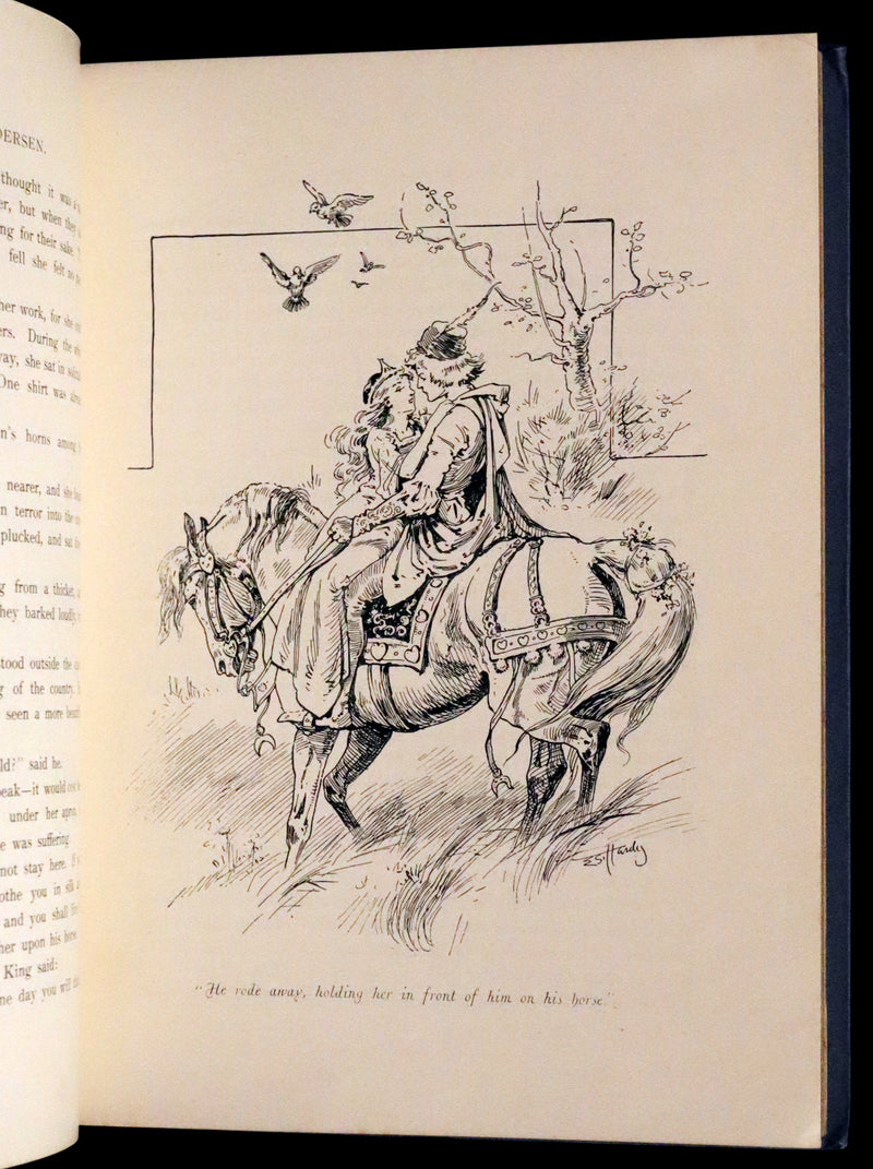1890 Rare Book - Fairy Tales by Hans Andersen illustrated by Evelyn Stuart Hardy
