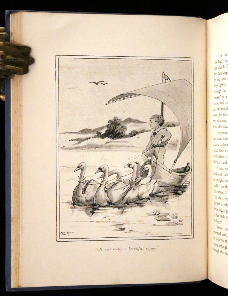1890 Rare Book - Fairy Tales by Hans Andersen illustrated by Evelyn Stuart Hardy