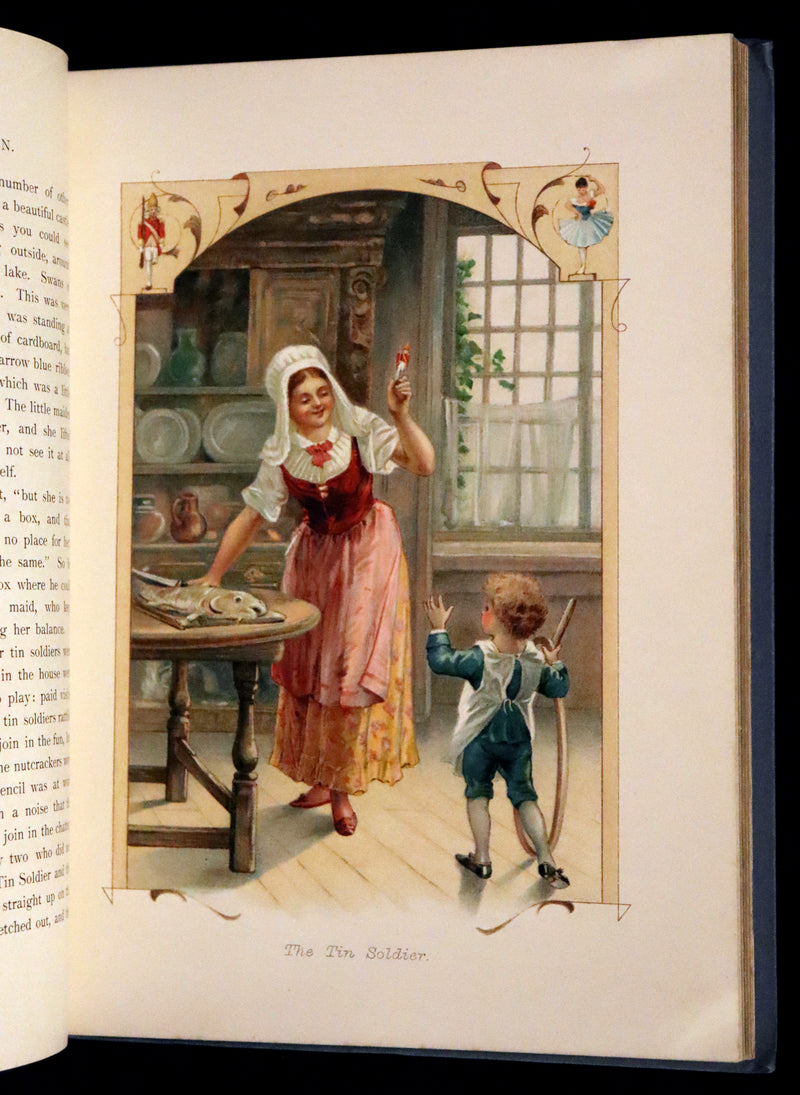 1890 Rare Book - Fairy Tales by Hans Andersen illustrated by Evelyn Stuart Hardy