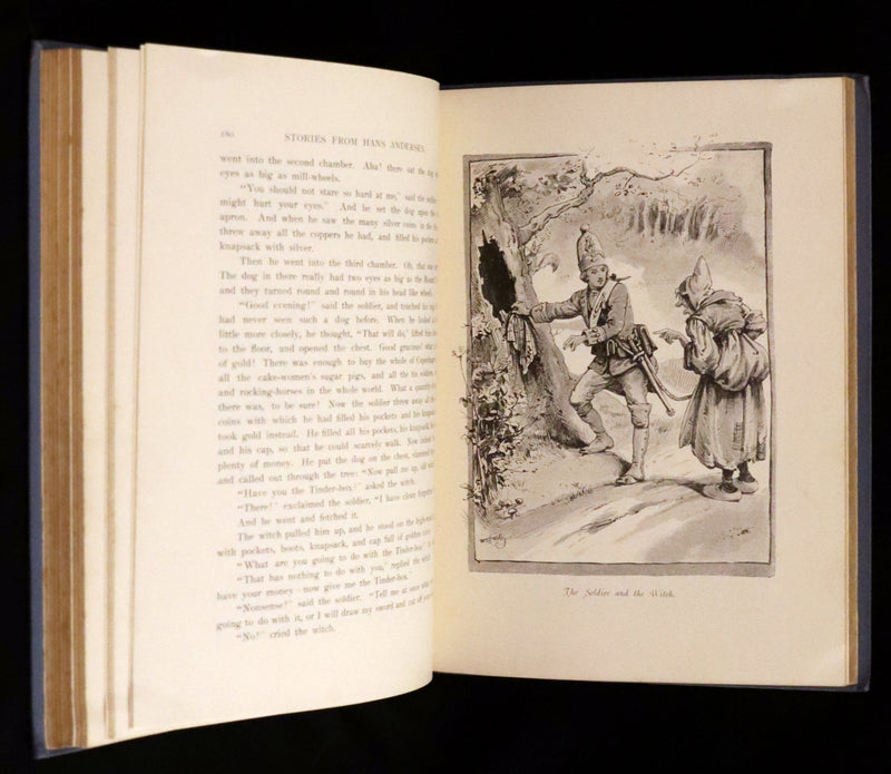 1890 Rare Book - Fairy Tales by Hans Andersen illustrated by Evelyn Stuart Hardy