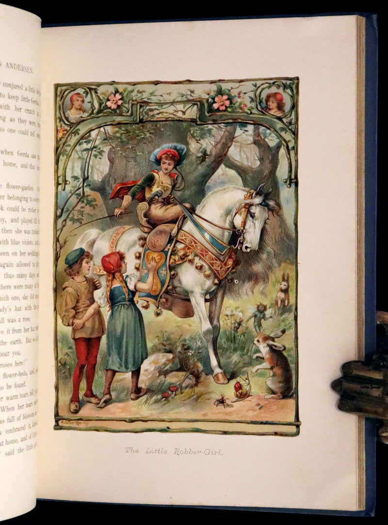 1890 Rare Book - Fairy Tales by Hans Andersen illustrated by Evelyn Stuart Hardy