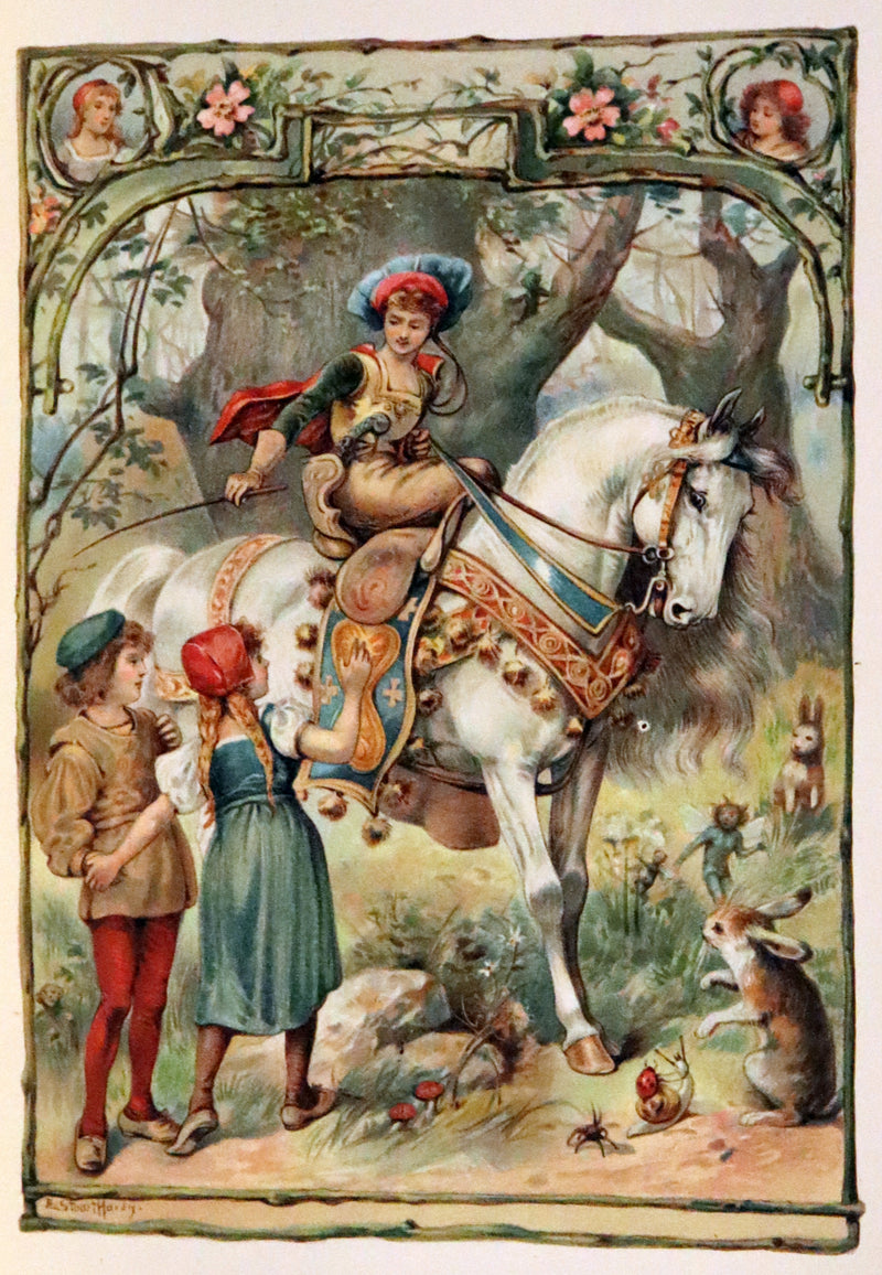 1890 Rare Book - Fairy Tales by Hans Andersen illustrated by Evelyn Stuart Hardy