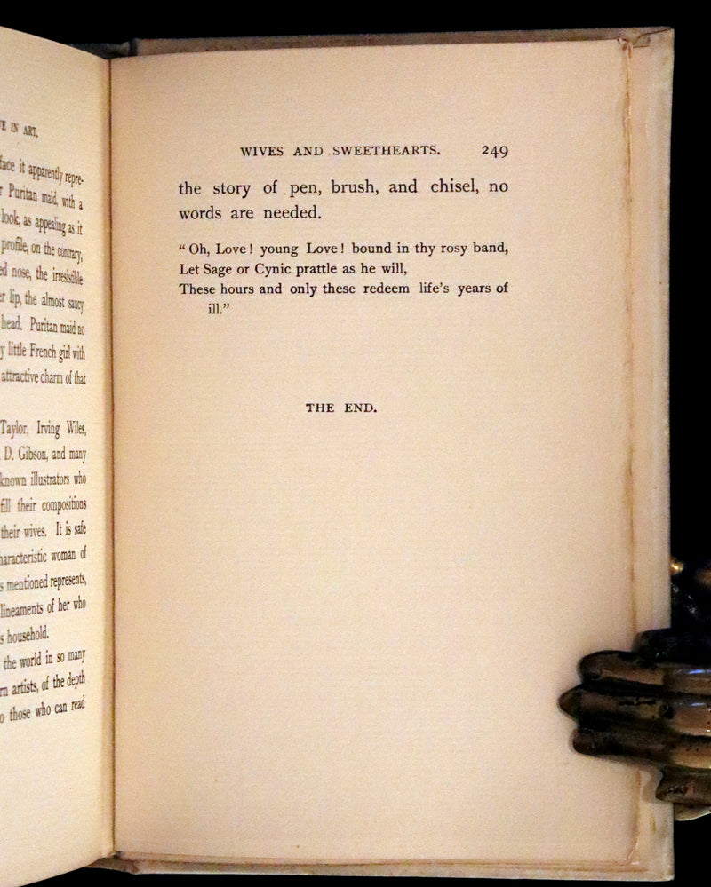 1898 Rare First Edition - Love in Art by Mary Knight Potter