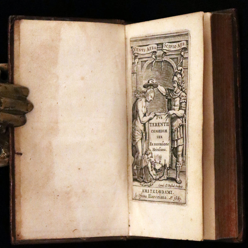 1661 Rare Latin Book - Terence's Comedies - Publii Terentii Comœdiæ Sex.