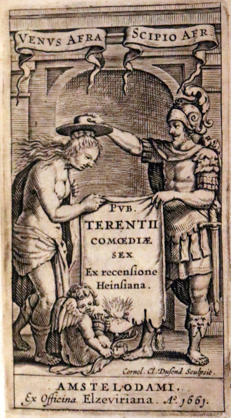 1661 Rare Latin Book - Terence's Comedies - Publii Terentii Comœdiæ Sex.