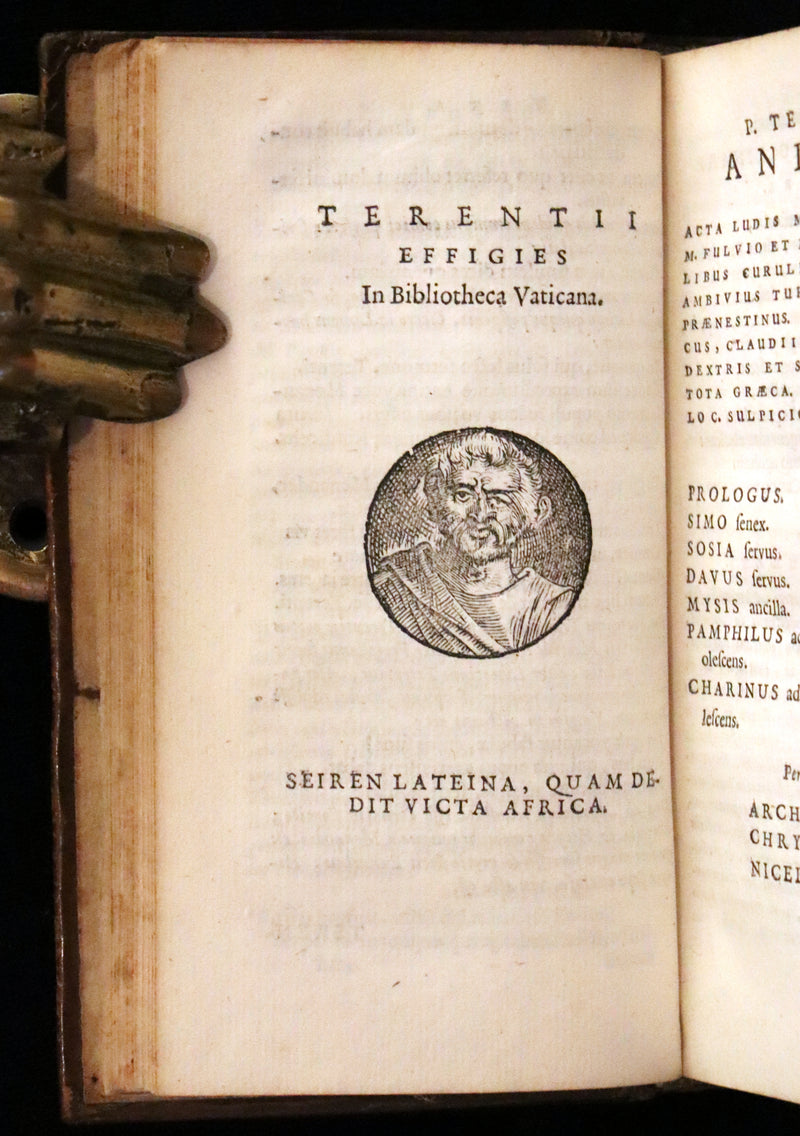 1661 Rare Latin Book - Terence's Comedies - Publii Terentii Comœdiæ Sex.