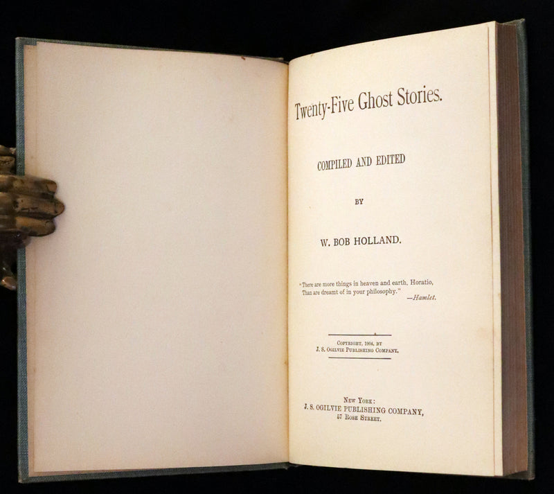 1904 Scarce Book - Twenty-Five Ghost Stories Edited by W. Bob Holland