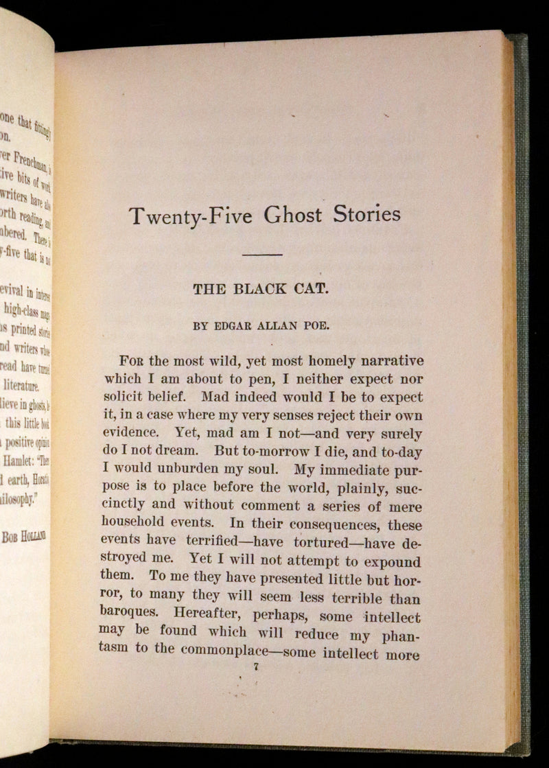 1904 Scarce Book - Twenty-Five Ghost Stories Edited by W. Bob Holland