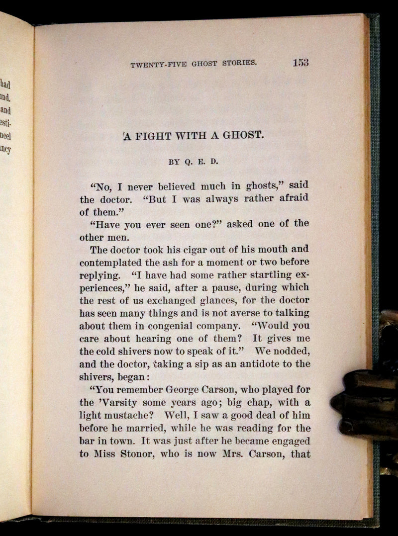 1904 Scarce Book - Twenty-Five Ghost Stories Edited by W. Bob Holland