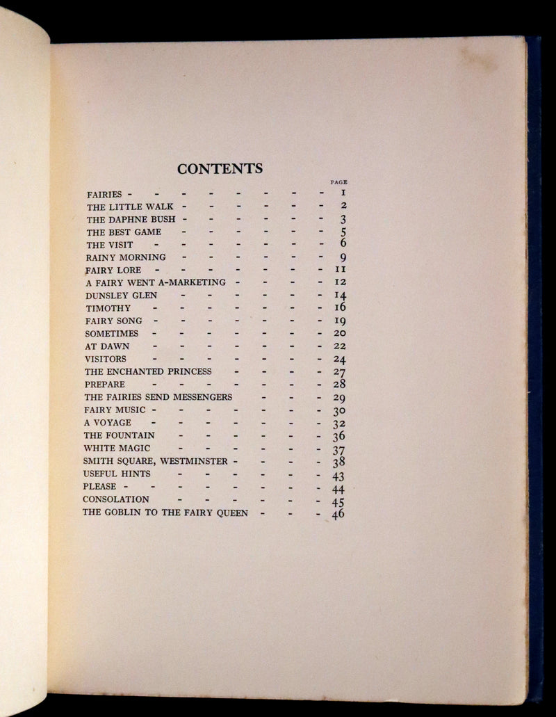 1923 First Edition- The Rose Fyleman Fairy Book Illustrated by Hilda T. Miller