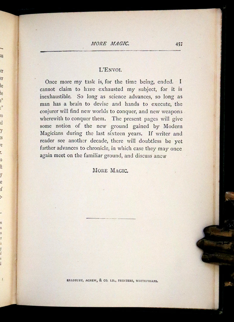 1893 Rare Book - More Magic, A Practical Treatise by Professor Hoffmann