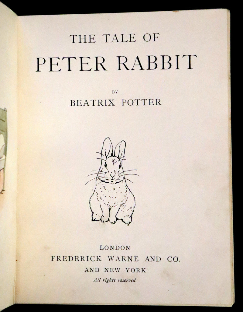 1910 Rare Edition - The Tale of Peter Rabbit illustrated by Beatrix Potter