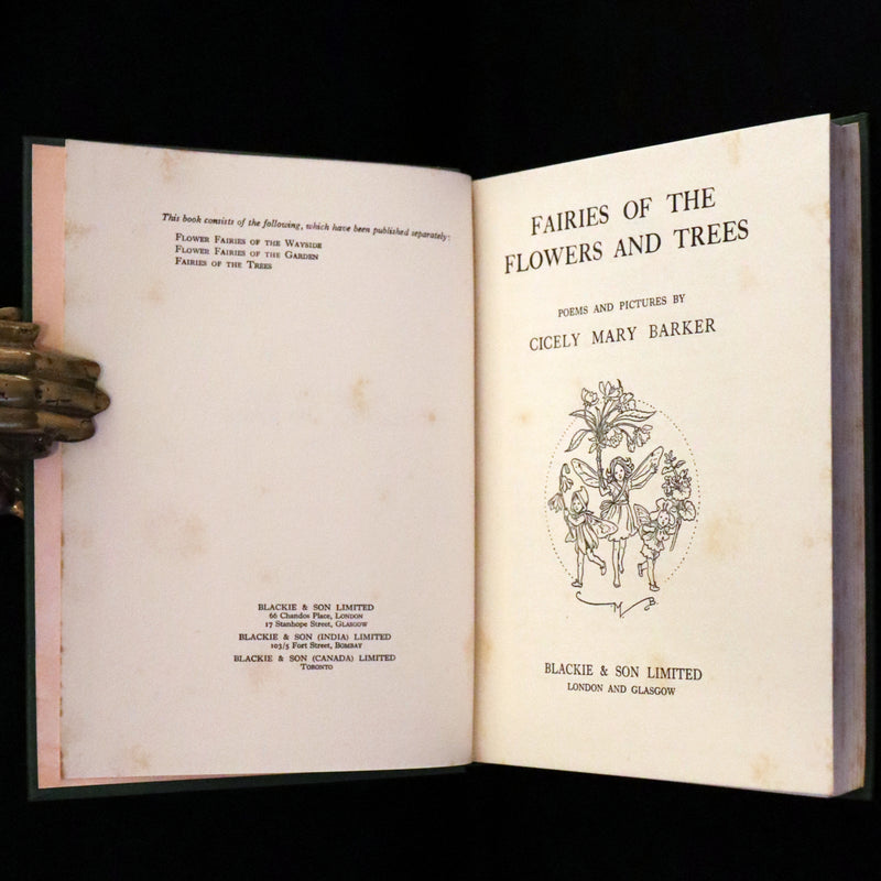 1950 First Edition - Fairies of the Flowers and Trees by Cicely Mary Barker