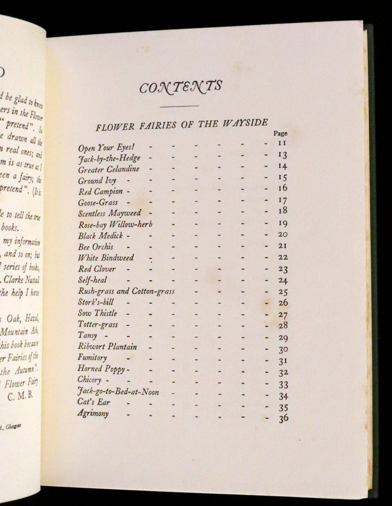 1950 First Edition - Fairies of the Flowers and Trees by Cicely Mary Barker